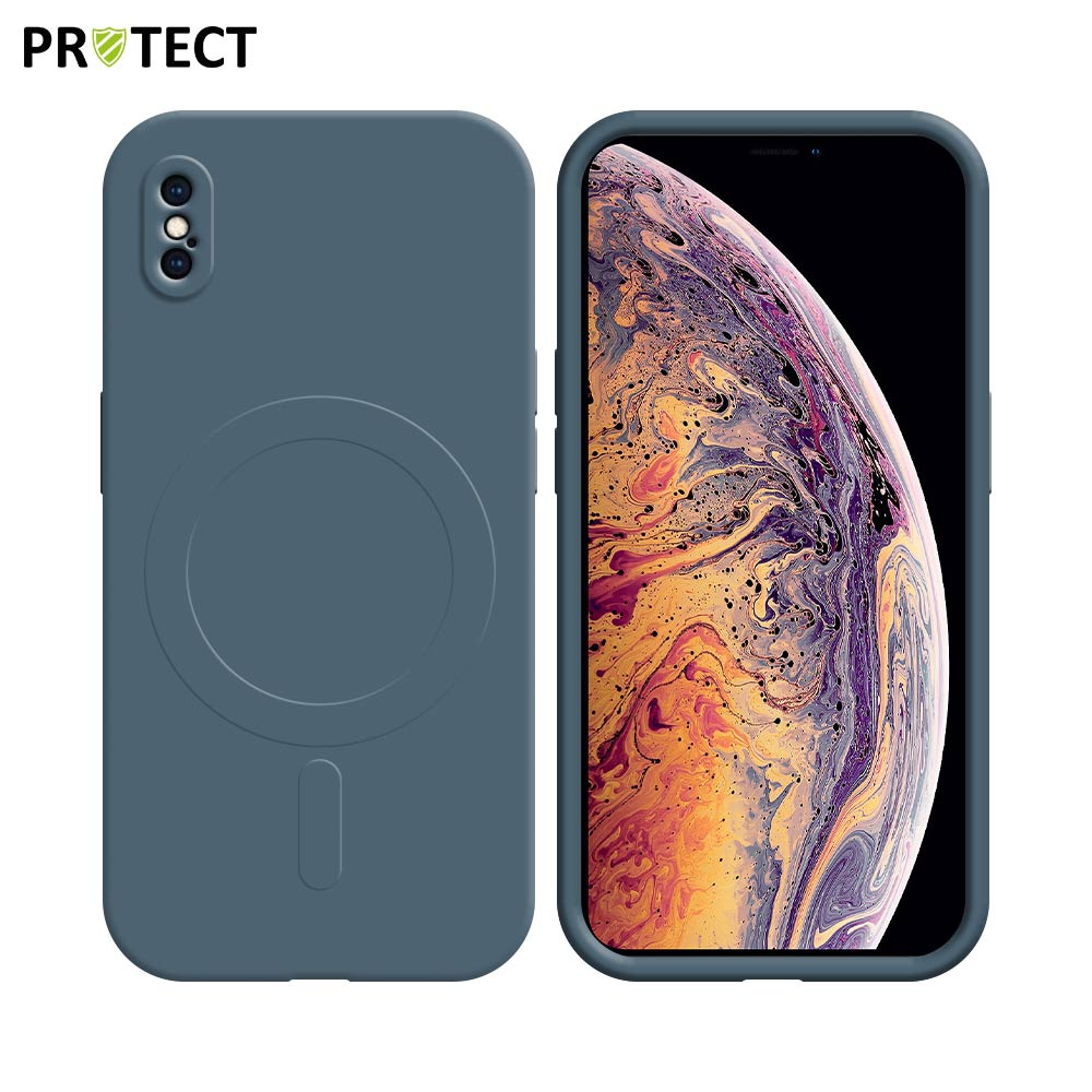 Coque IZ001 PROTECT Apple iPhone X & XS MagSafe Bleu