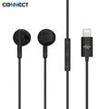 Écouteurs Filaires Lightning CONNECT MC-EFNL01 Bluetooth Noir