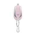 Batterie Externe Power Bank Porte Clé USB-C 1500mAh Rose