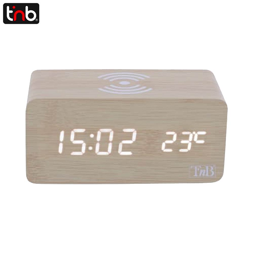 Réveil avec Charge à Induction T'nb Beige