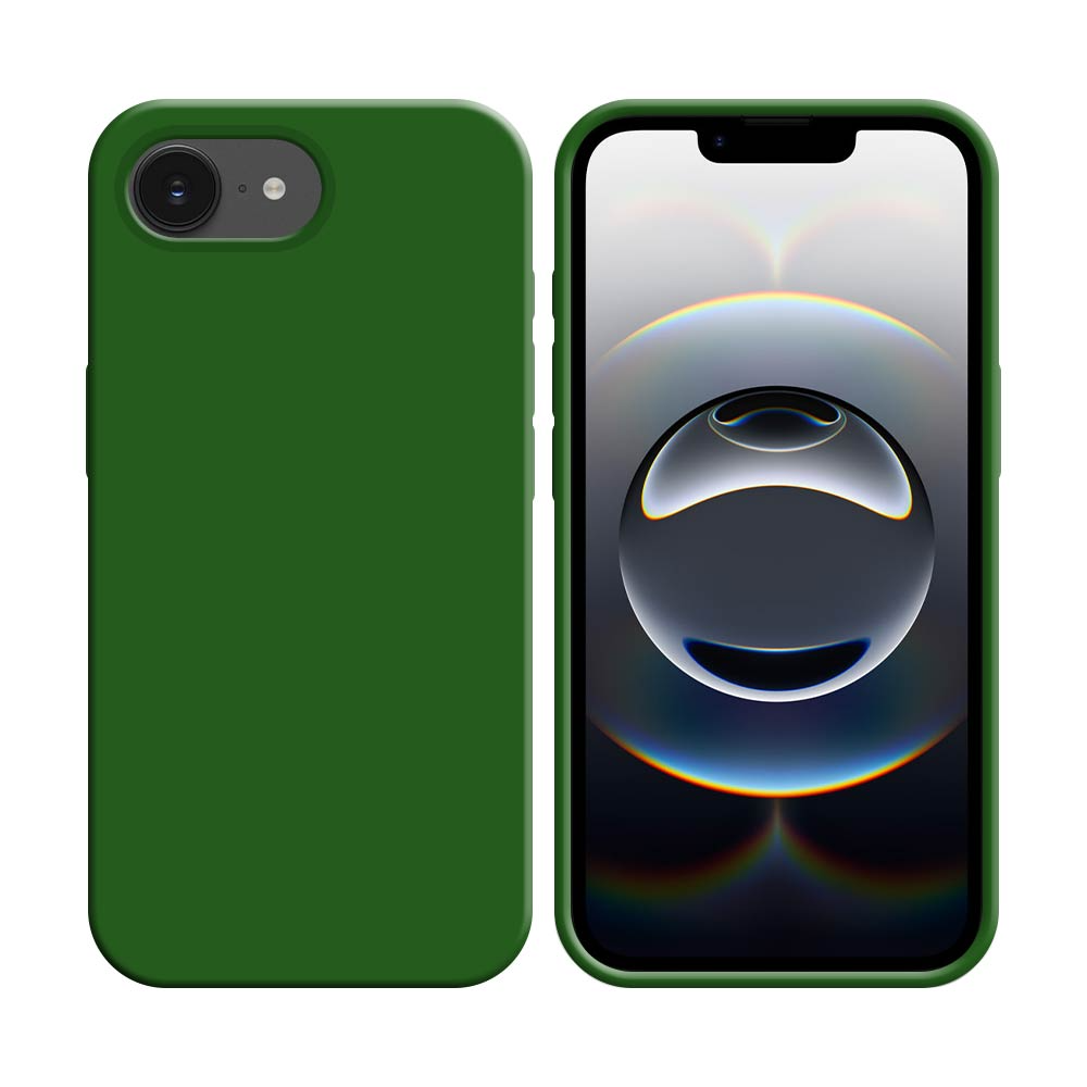 Coque Compatible Apple iPhone 16e & 17e Vert Foncé