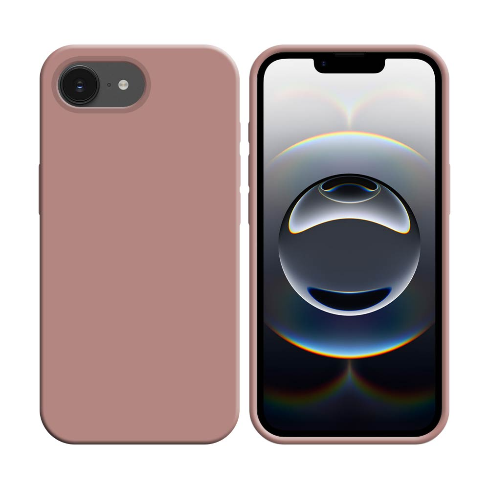 Coque Compatible Apple iPhone 16e & iPhone 17e Rose