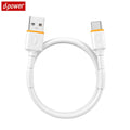 Câble Data USB vers USB-C d-power F6005 (1m) Blanc