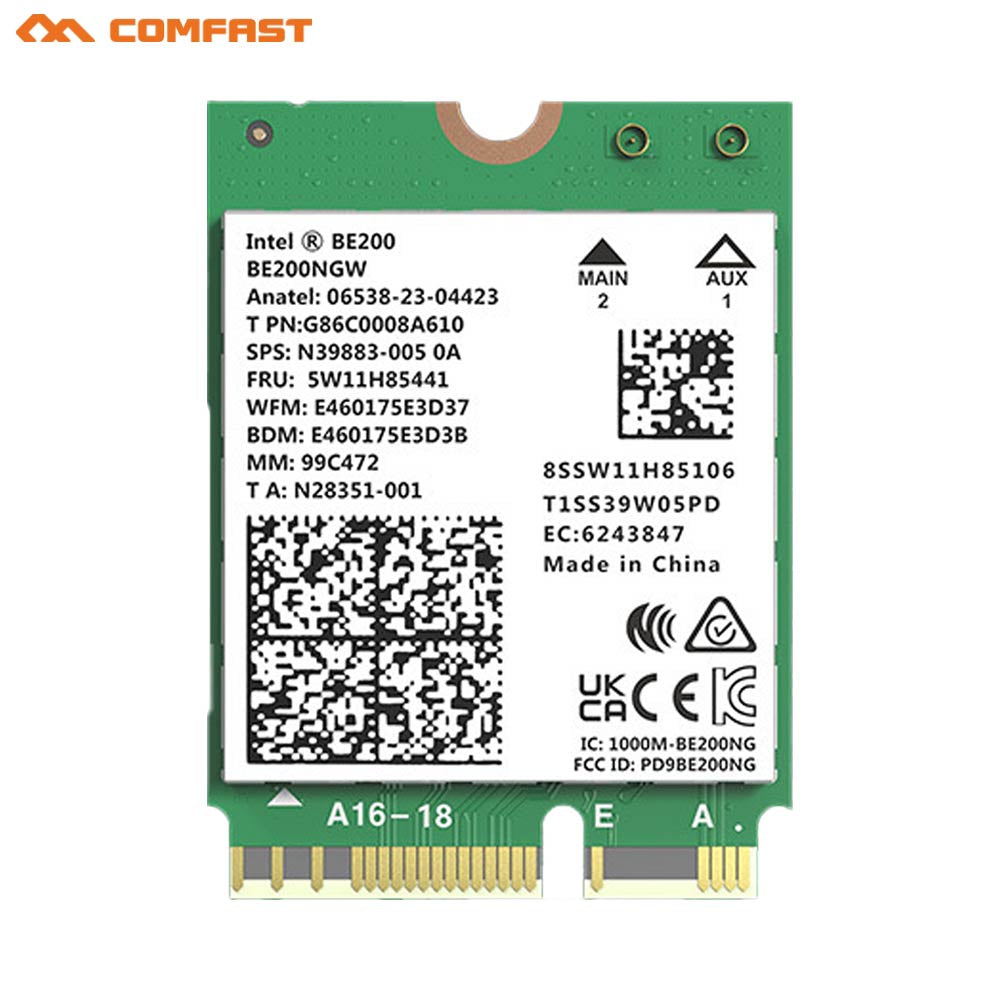 Carte WiFi PCI-E Comfast Wifi 7 (8774Mbps) +Bluetooth - CF-BE200-M