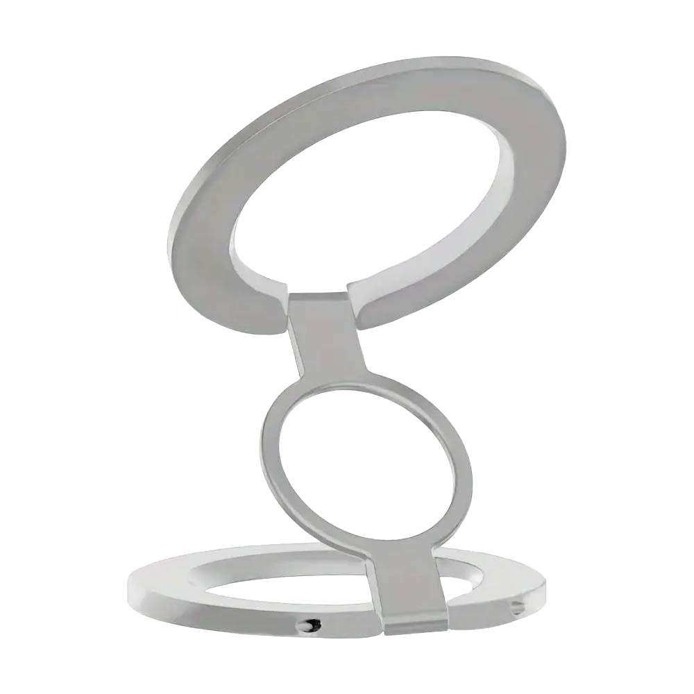 Support Smartphone Magnétique Magsafe Rotatif et Pliable Blanc