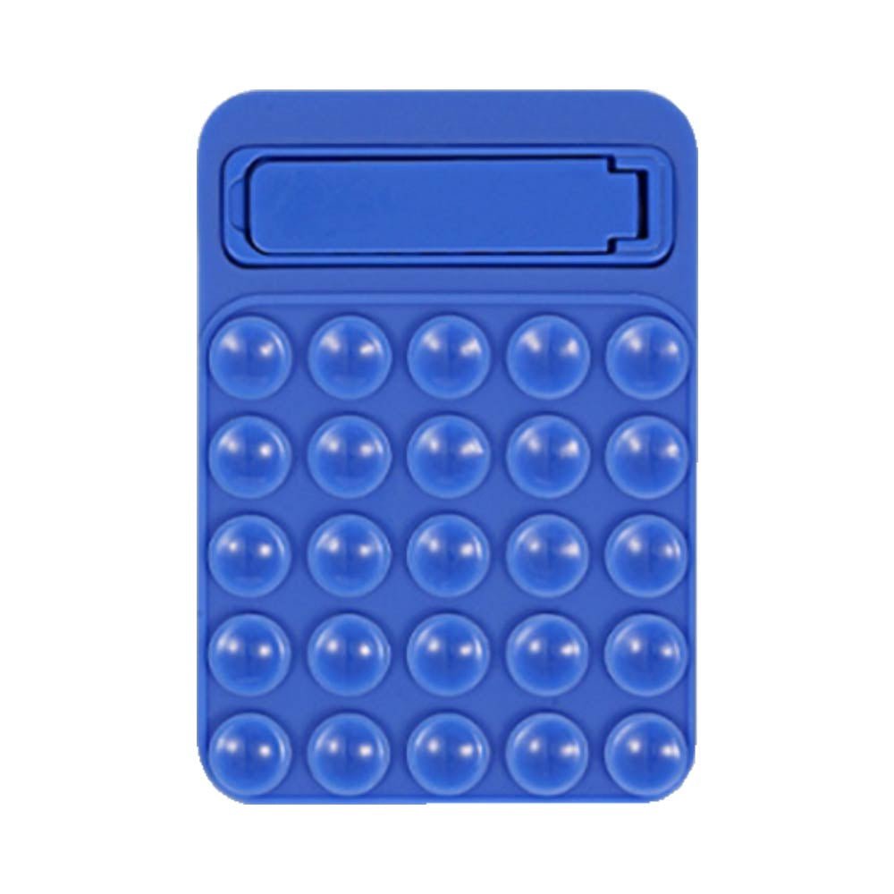 Support Ventouse Silicone avec Pied Intégré Bleu