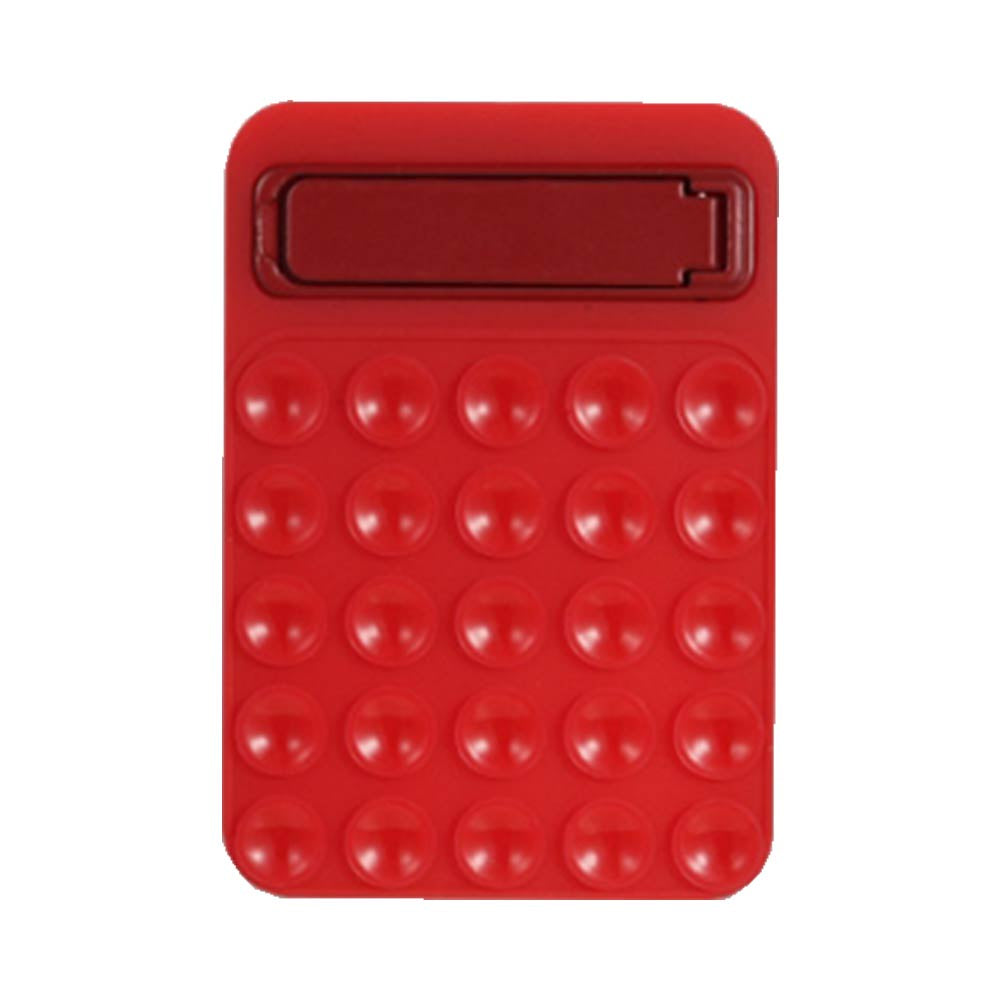 Support Ventouse Silicone avec Pied Intégré Rouge