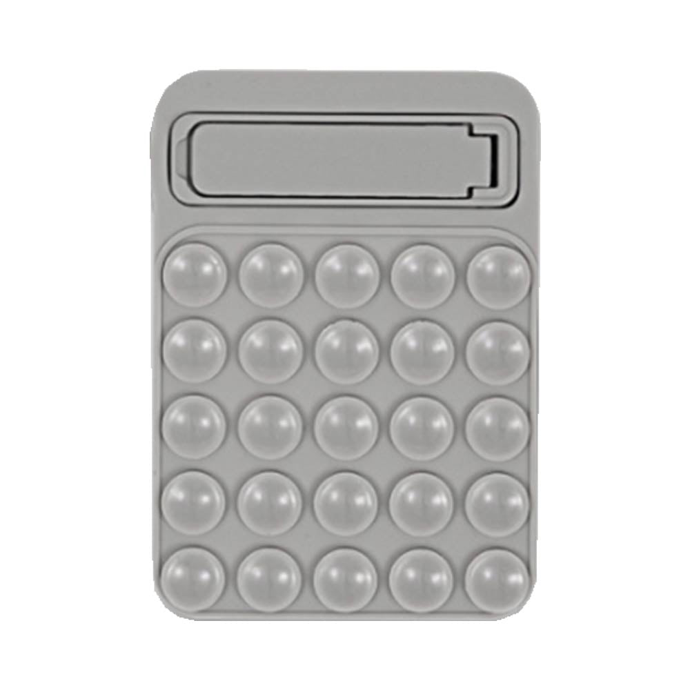 Support Ventouse Silicone avec Pied Intégré Gris