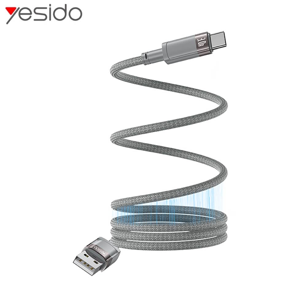 Câble Data USB vers USB-C Magnétique Yesido CA173 (1m) Noir
