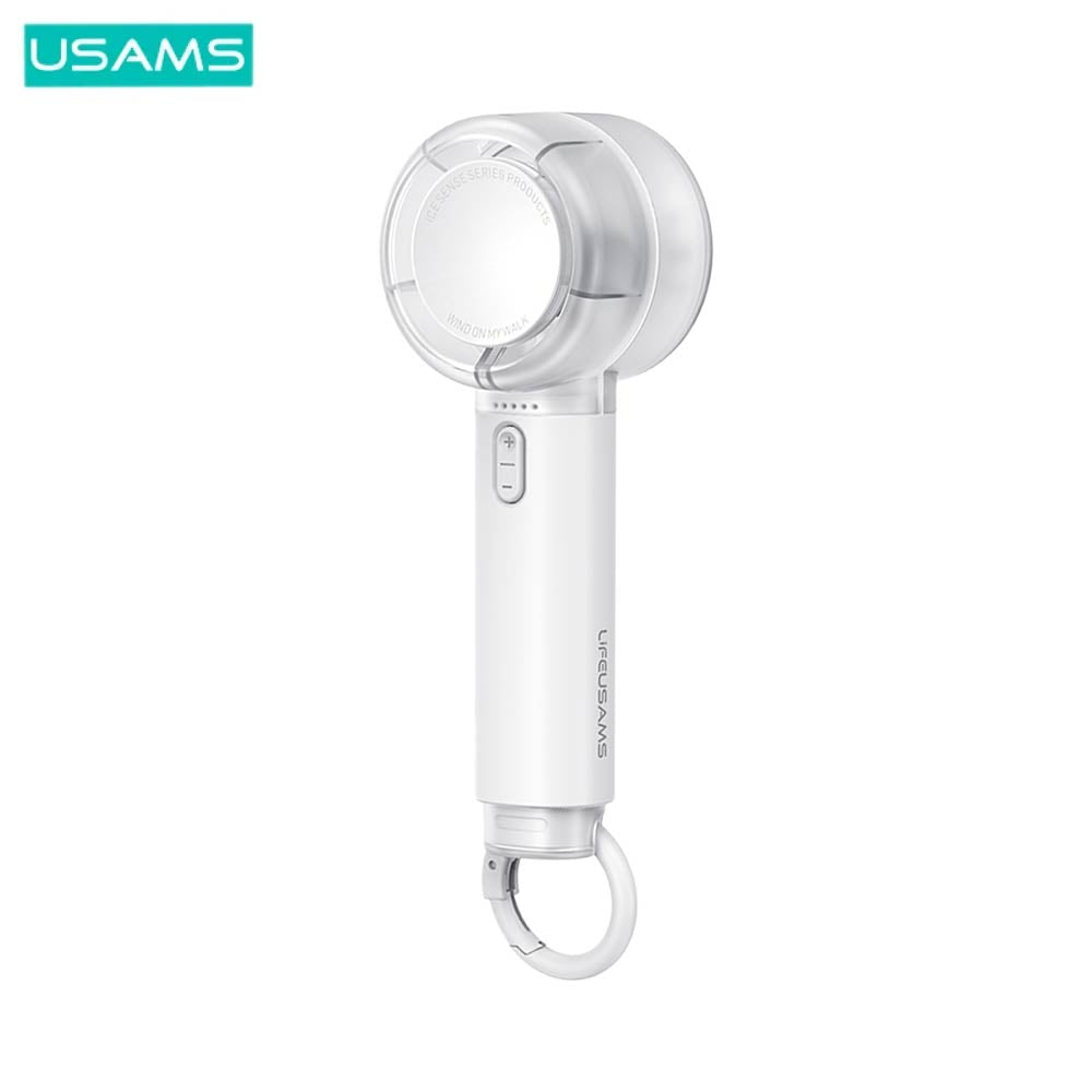 Mini Ventilateur Portable Usams LU01 2000mAh Blanc
