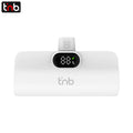 Batterie Externe Power Bank USB-C T'nb 5000mAh Blanc