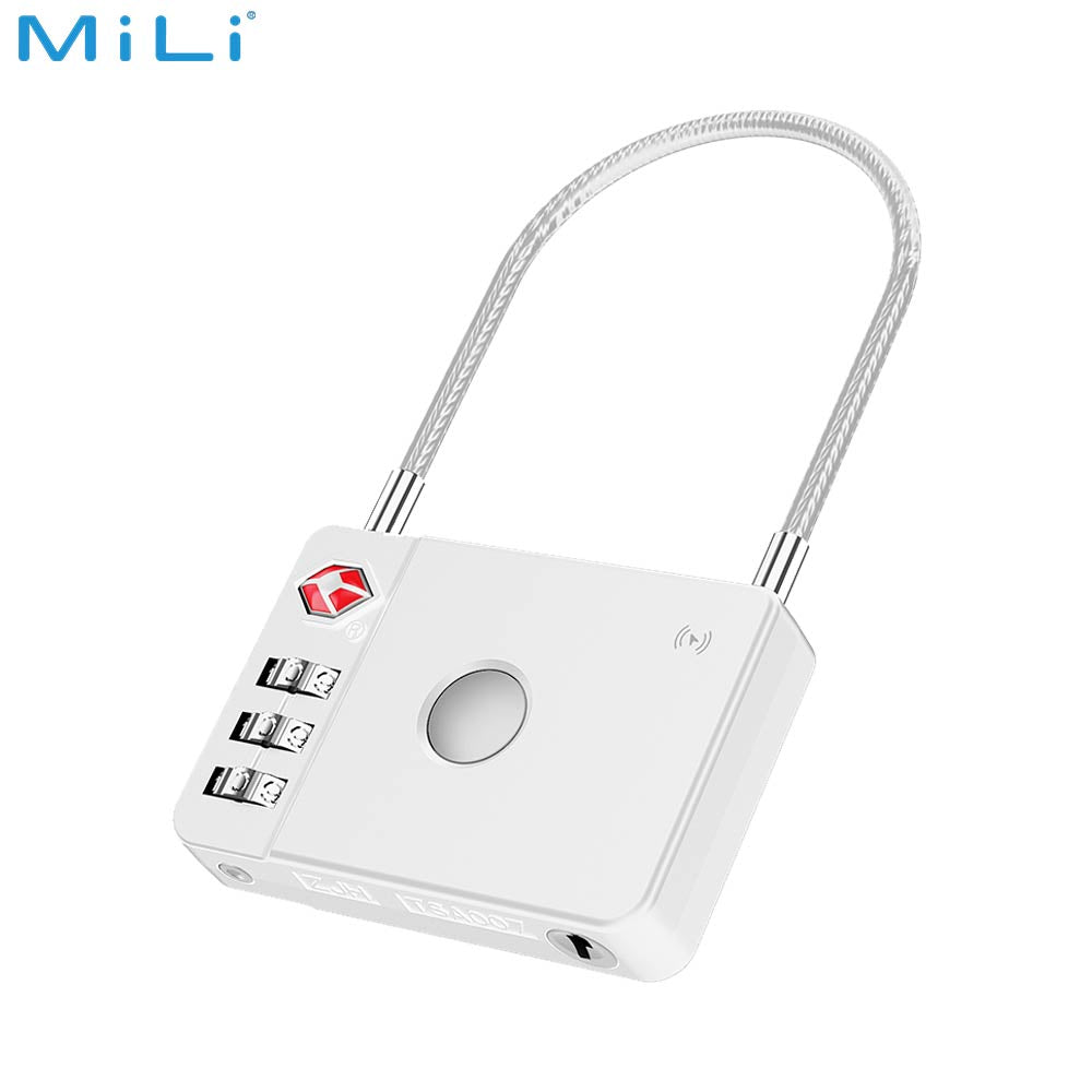 Traceur GPS MILI MiLock iOS Apple Find My Blanc