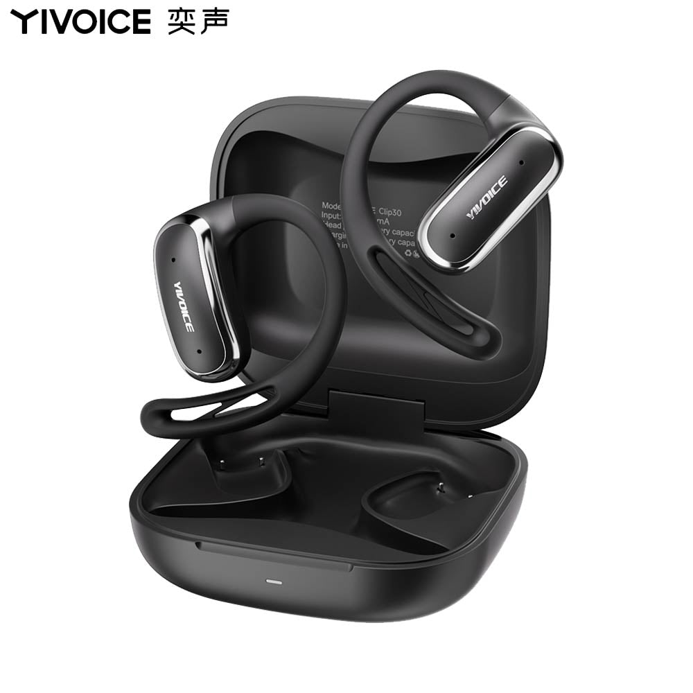 Écouteurs Bluetooth IA YIVOICE Clip30 Noir