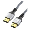 Câble DisplayPort Mâle vers Mâle Nylon Tressé 8K - 3m