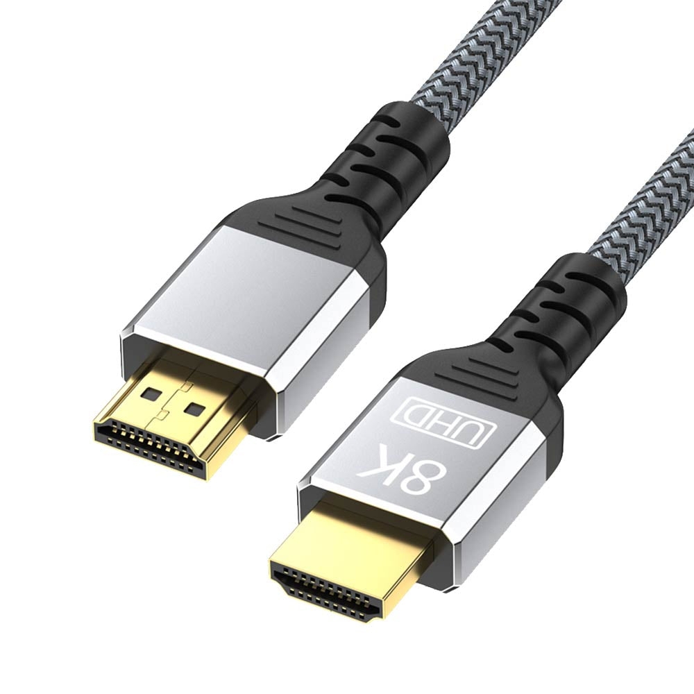 Câble HDMI Mâle vers Mâle Nylon Tressé 4K/8K (120Hz/60Hz) 3m