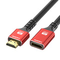 Rallonge Câble HDMI Mâle vers Femelle 4K/8K (120Hz/60Hz) 2m