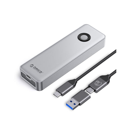Boitier Disque Dur Externe Orico SSD M.2 NVMe - OUM2-U4-SV-BP - Argent - RM34 Repair Mobile Béziers