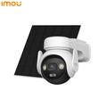 Caméra de Surveillance IA sans Fil Extérieure Imou AOV PT 5MP 3K Wi-Fi + 4G avec Batterie 10000mAh et Panneau Solaire IPC-B7ED-5M0TEA-EU/FSP14 Blanc