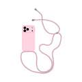Coque avec Cordon Apple iPhone 17 Pro Max Rose