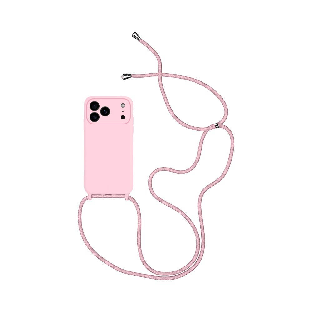 Coque avec Cordon Apple iPhone 17 Pro Max Rose