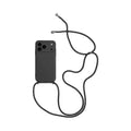 Coque avec Cordon Apple iPhone 17 Pro Max Noir
