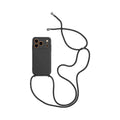 Coque avec Cordon Apple iPhone 17 Pro Noir