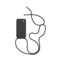Coque avec Cordon Apple iPhone Air Noir