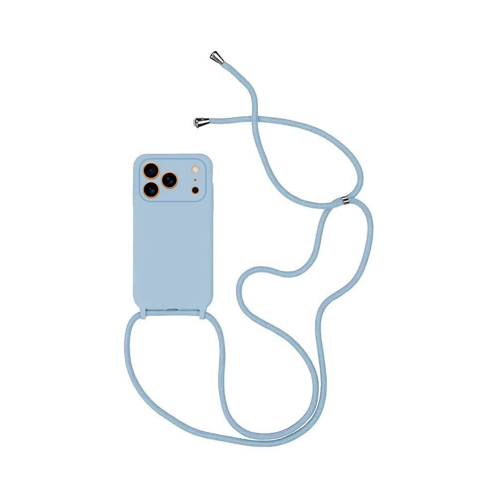 Coque avec Cordon Apple iPhone 17 Pro Bleu Clair
