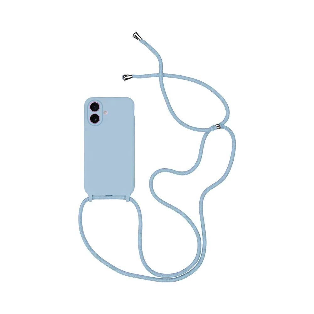 Coque avec Cordon Apple iPhone 17 Bleu Clair