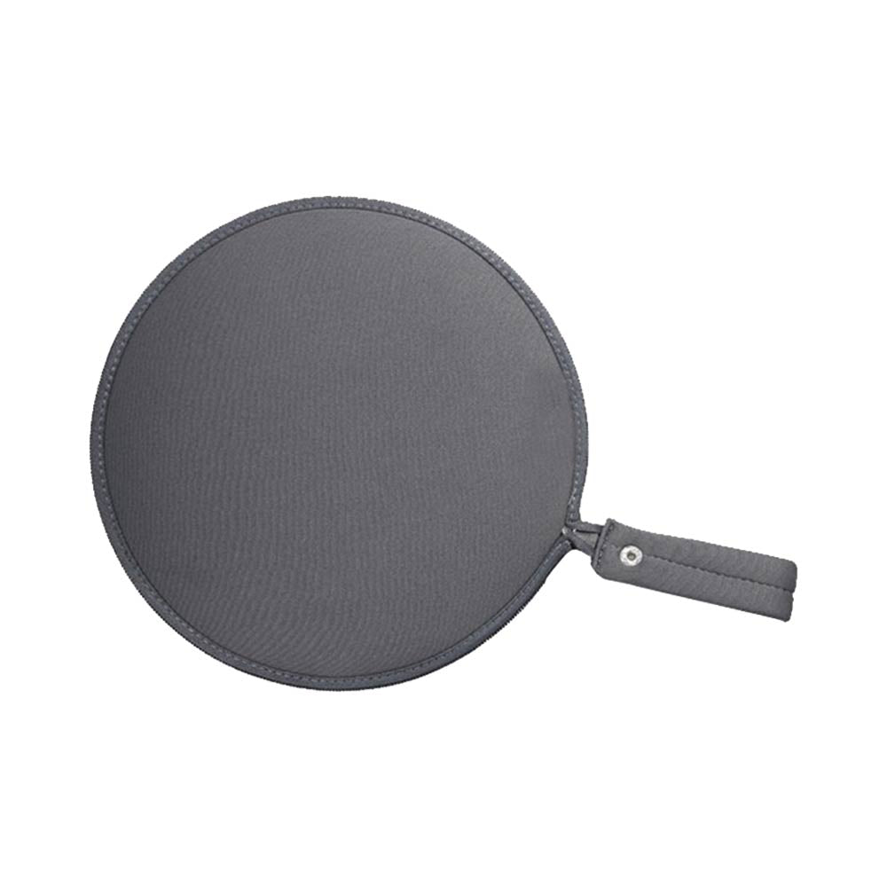 Tapis de Souris 2-en-1 Pochette de Transport - 23,5cm - Gris