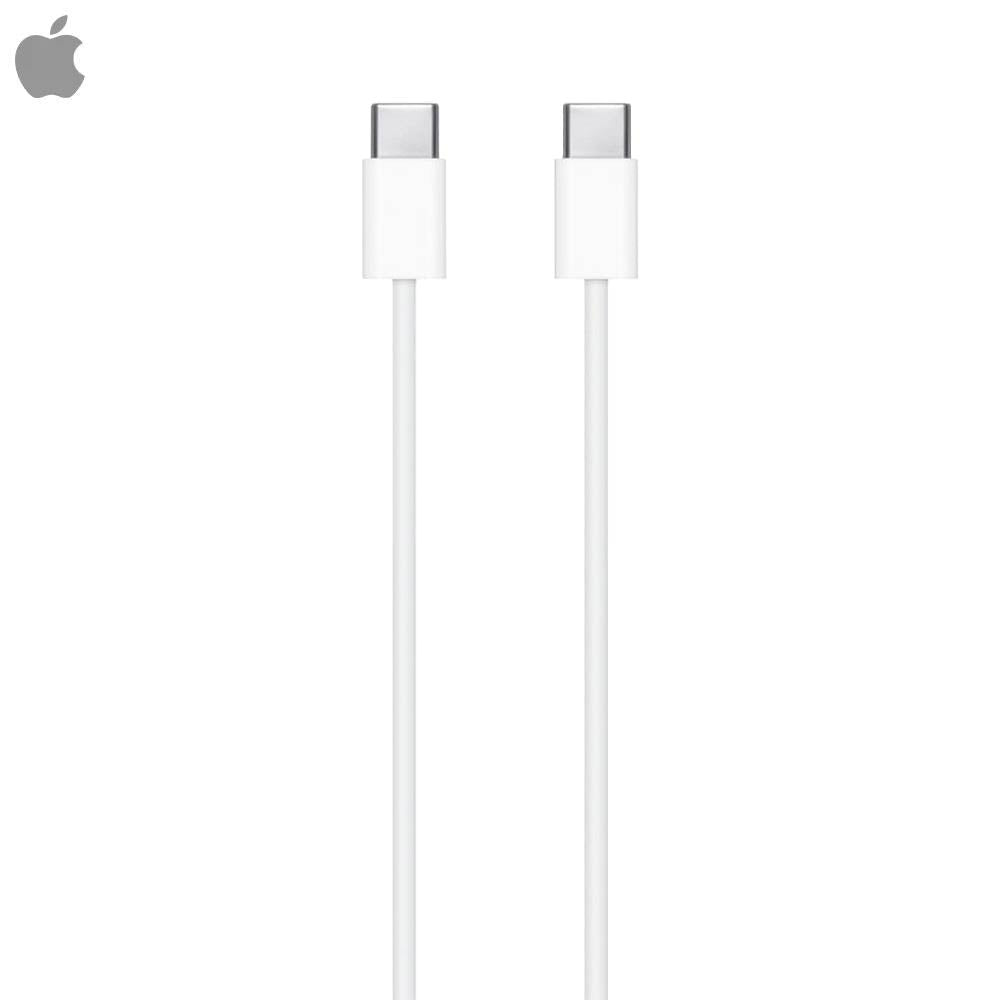 Câble Data USB-C vers USB-C Apple MW493ZM/A MM093ZM/A MQKJ3ZM/A en Nylon 1m 60W (Bulk) Blanc