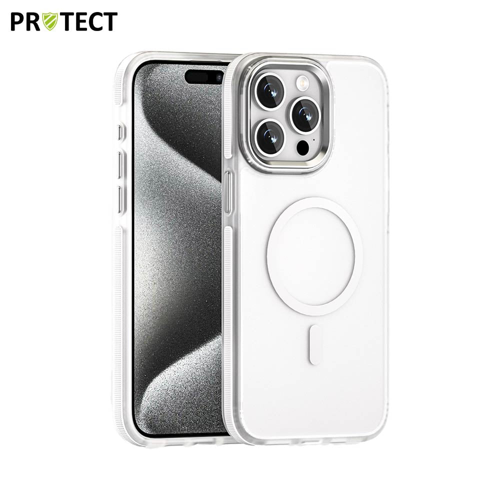 Coque MS01 MagSafe PROTECT Apple iPhone 15 Pro Max Blanc
