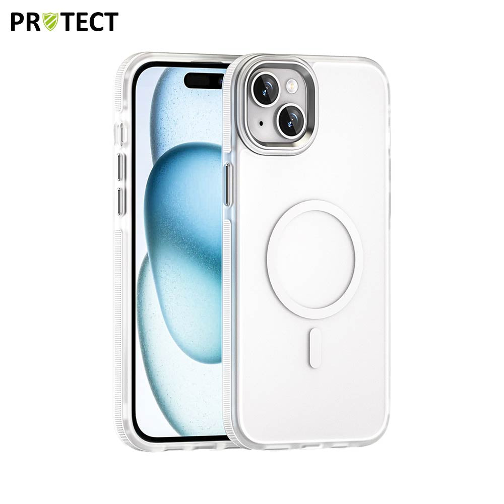 Coque MS01 MagSafe PROTECT Apple iPhone 15 Plus Blanc