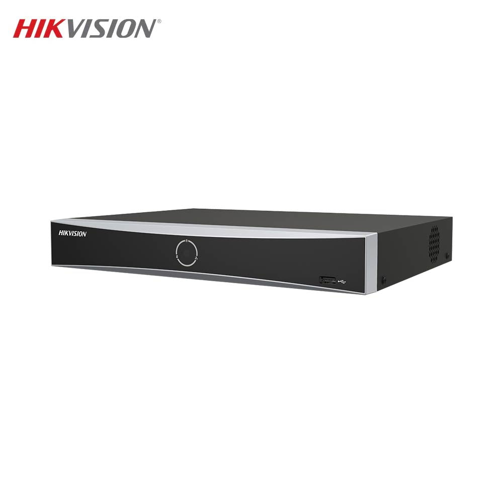 Enregistreur NVR avec IA Hikvision DS-7604NXI-K1/4P AcuSense (4 Channels PoE, 1 Port HDD) Noir
