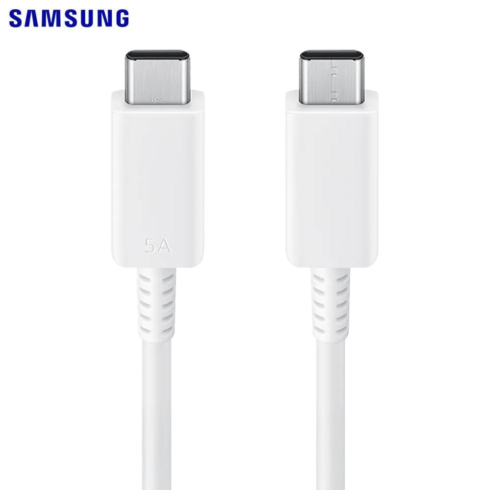 Câble Data USB-C vers USB-C Samsung EP-DX510JWEGEU 100W 1.8m Blanc