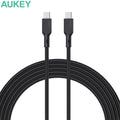 Câble Data USB-C vers USB-C AUKEY CB-KCC102 1.8m 100W Noir