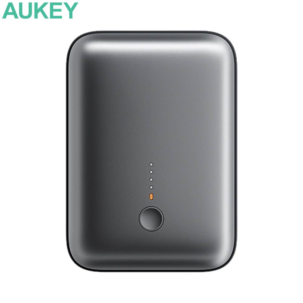Batterie Externe Power Bank AUKEY avec Câble USB vers USB-C 30cm PB-Y55 10000mAh 22.5W Gris