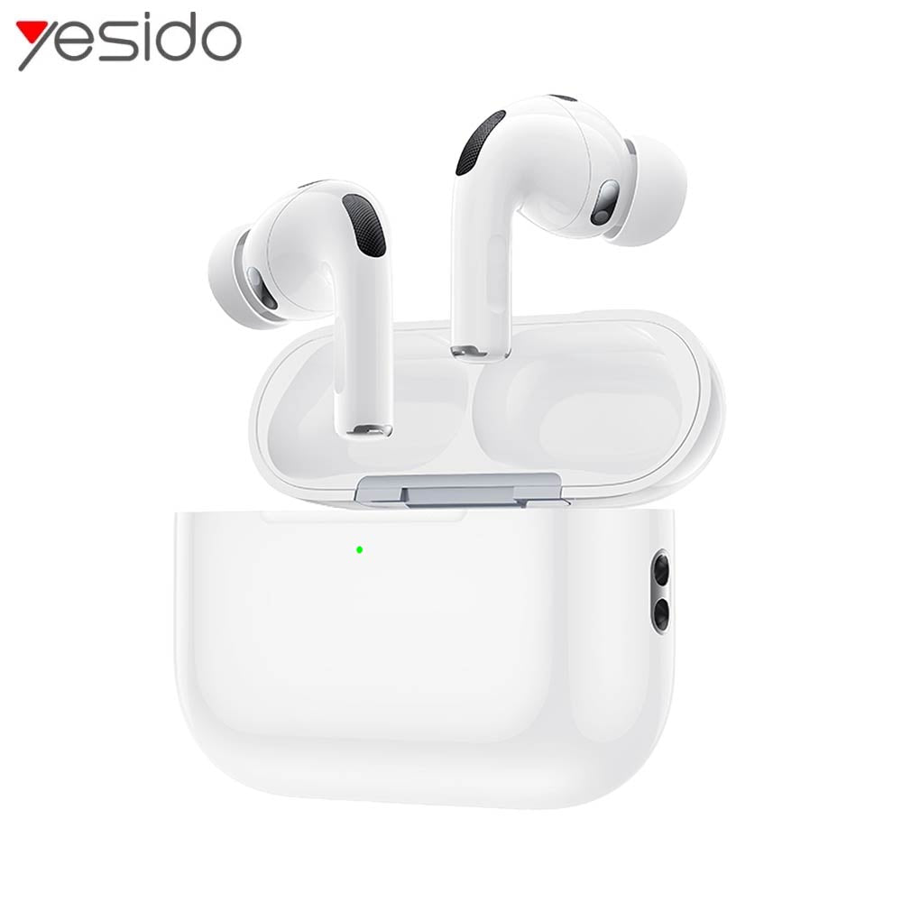 Écouteurs Bluetooth Yesido TWS41 avec Suppression du Bruit ANC+ENC Blanc