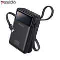 Batterie Externe Power Bank Yesido YP97 avec Câble de Charge USB-C 20000mAh 65W