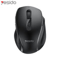 Souris sans Fil Yesido KB45 avec 6 Boutons Noir