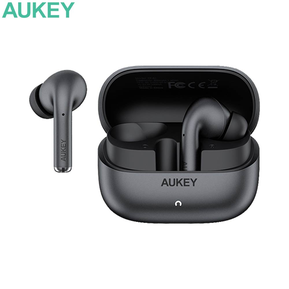 Écouteurs Bluetooth AUKEY EP-B1 Argent Métallique