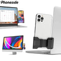 Support pour Smartphone pour Ordinateur Phoneside One avec Crochet Noir