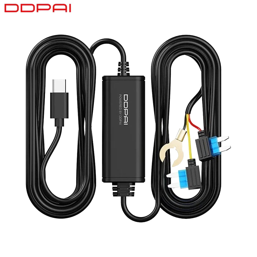 Kit de Câblage Dascham DDPAI Surveillance Parking 24h/24 USB-C 2eme génération
