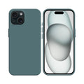 Coque Compatible Apple iPhone 15 Bleu Gris