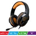 Spirit of Gamer – Casque PRO H3 Multiplateforme – PC / PS4 / PS5 / Xbox / Switch – Orange & Noir