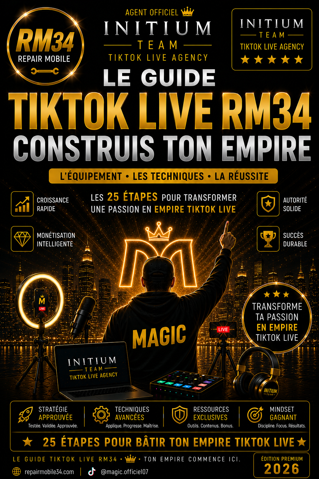 Le Guide TikTok Live RM34 – Construis Ton Empire (Édition Premium 2026)