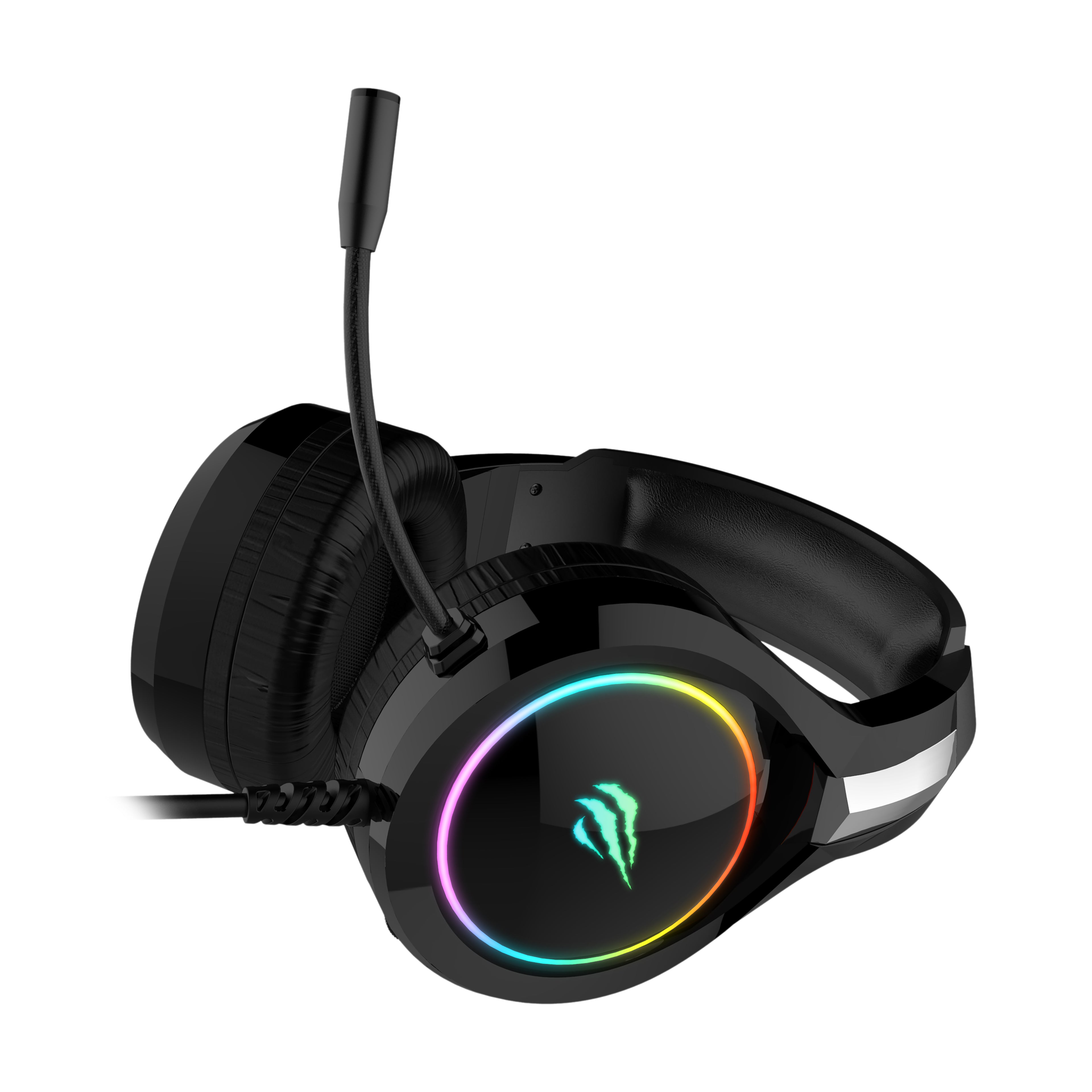 HAVIT – Casque Gaming RGB Filaire avec Microphone – Noir