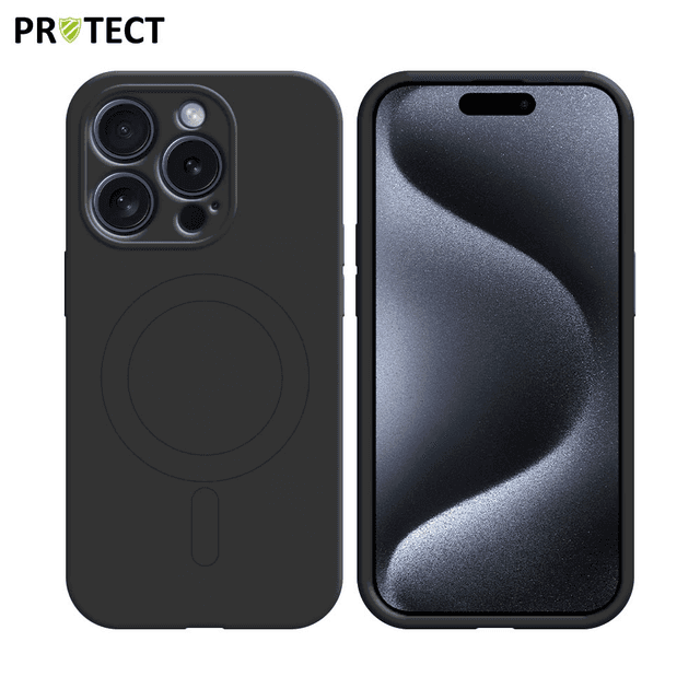Coque IZ001 PROTECT Apple iPhone 15 Pro MagSafe Noir