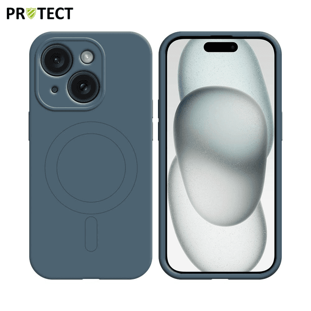 Coque IZ001 PROTECT Apple iPhone 15 MagSafe Bleu