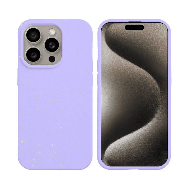 Coque biodégradable PROTECT iPhone 15 Pro & iPhone 15 – Violet Clair
